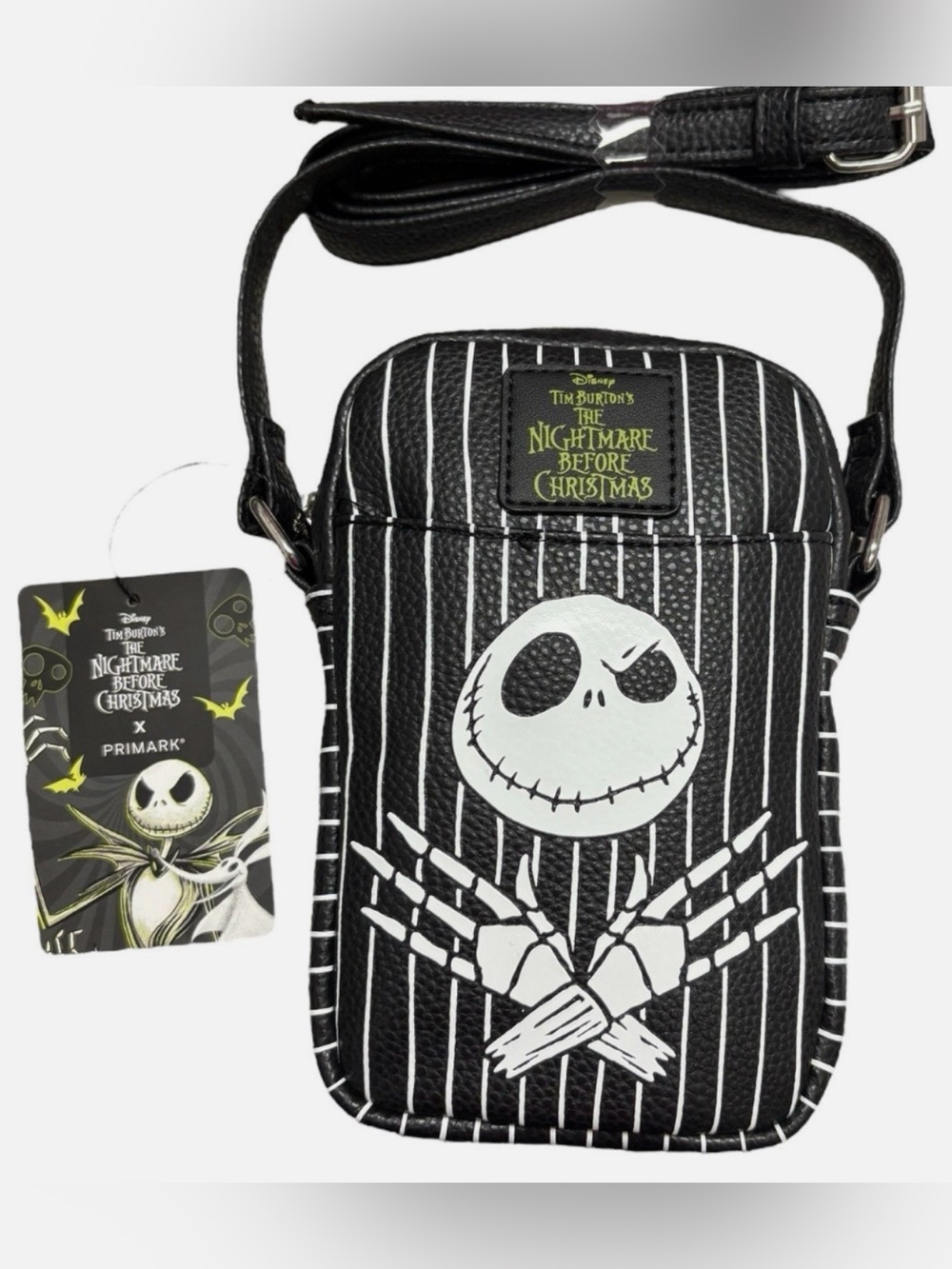 Primark X Disney Nightmare Before Christmas Jack Skellington Crossbody Bag *NWT